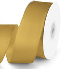 KMER LIFE 1-1/2" Wide x 50 Yards Golden Single Faced Polyester Satin Ribbon by KMERLIFE