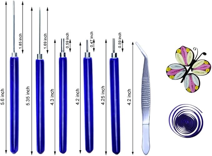 8 Pieces, Quilling Kits, Paper Quilling Tools, Quilling Knitting Board - Image 2