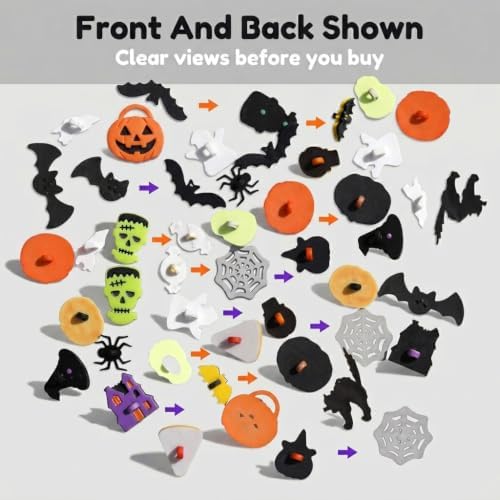 Buttons Galore 100 Halloween Buttons for Crafts & Sewing - Super Value Pack
