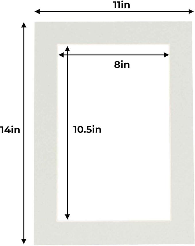 11x14 Mat for 8.5x11 Photo - Image 3