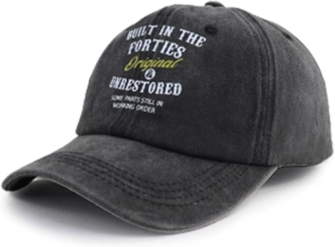 Built in The Nineties Eighties Seventies Sixties Fifties Forties Thirties Original Baseball Hat for Men Women