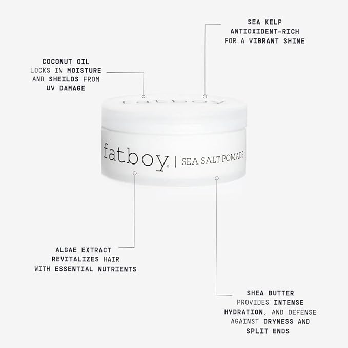 Fatboy Sea Salt Hair Pomade - Image 5