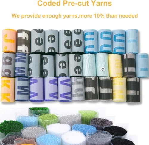 YOOTOM Latch Hook Rug Kits for Adult,Wall Hanging Tapestry Crafts