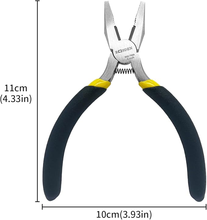 BOOSDEN Mini Lineman's Pliers, 5 Pack, 5 Inch High Leverage Cutting Pliers - Image 2