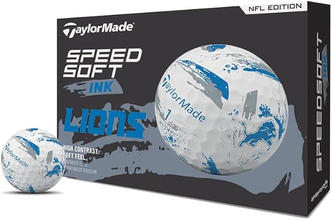 TaylorMade Golf Speed Soft Ink NFL Golf Balls