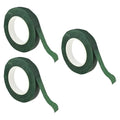 HAHIYO Dark Green 3Rolls 0.5Inch Wide Floral Tape by HAHIYO
