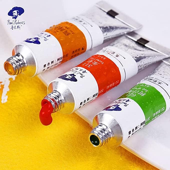 Paul Rubens Watercolor Paint, 36 Vibrant Colors Rich Pigments - Image 4