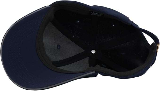 TSSGBL Men's Plain Baseball Hat - OSFM & XXL Big Head Fit，Adjustable Structured Ball Cap with Reflective Sandwich Brim
