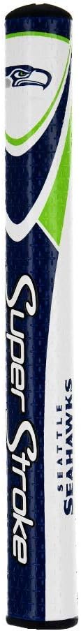 SuperStroke NFL Golf Putter Grip, Mid Slim 2.0, Cross-Traction Control Texture for Max Feel and Comfort