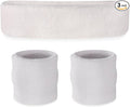 Suddora Sweatbands for Kids, Moisture Wicking 2 Wristbands and 1 Headband Set, Soft and Skin-Friendly Fabric, Moisture-Wicking Athletic Sweat Bands for Basketball, Baseball, Soccer
