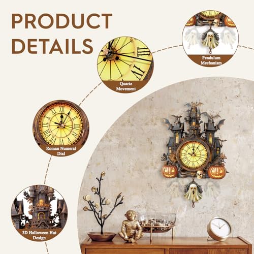 Halloween 3D Puzzles for Adults Halloween Puzzle Clock Adult Craft