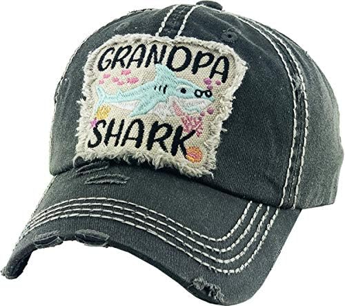 Funky Junque Distressed Vintage Baseball Cap - Embroidered Patch Women's Hat - Holiday, Lifestyle & Patriotic Designs