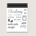 2025-2026 Stamps and Dies for Card Making, Stamps and Dies Set 2025 for by HITKUZ