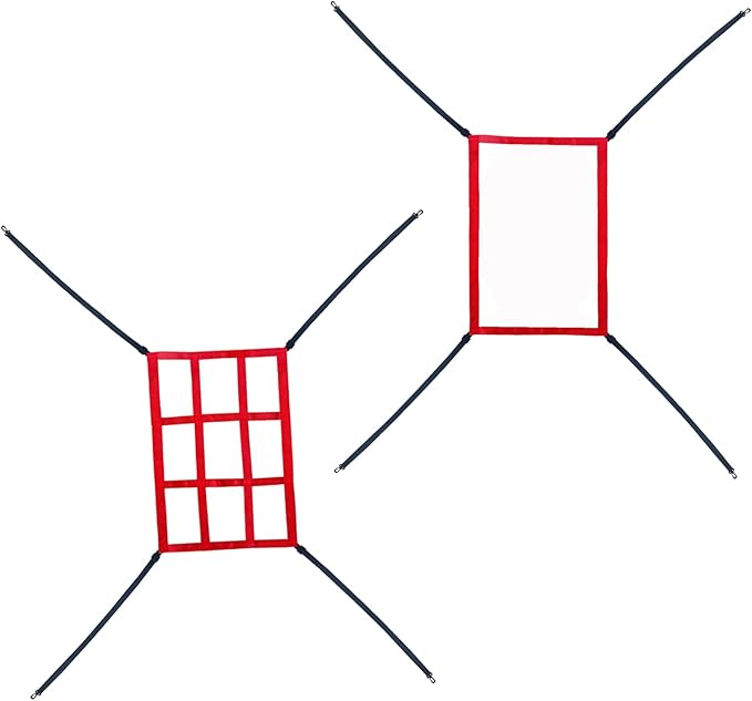 Strike Zone Target for Baseball Softball net, Throwing Pitching Hitting Batting Catching Practice Target, Pitcher Accuracy Training Aids