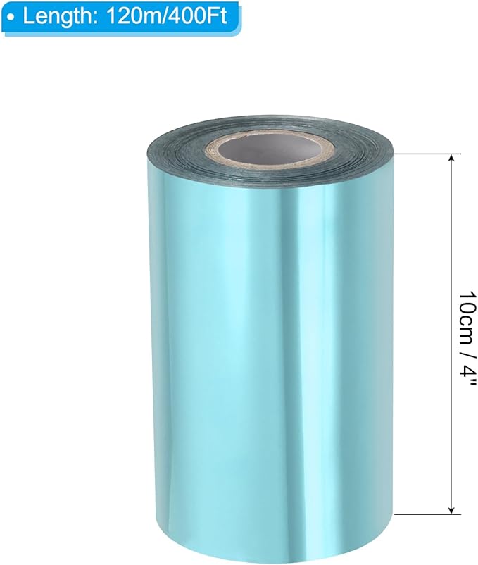 PATIKIL 4"x400Ft Hot Stamping Foil Paper, Heat Transfer Hot Stamping Paper Foil - Image 2