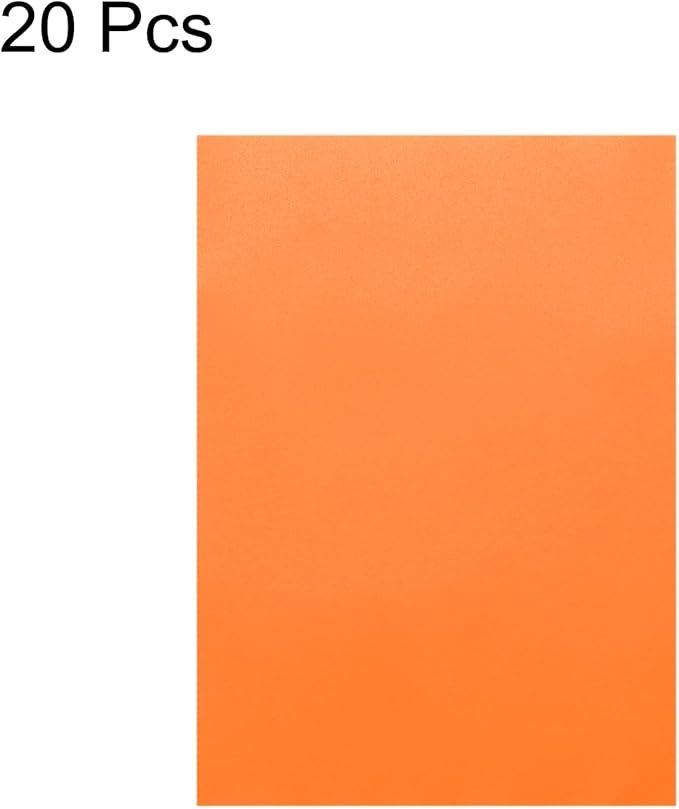MECCANIXITY Colored Vellum Paper, 20 Sheet Orange Transparency 11.7 x 8.2 - Image 3