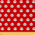 Halloween Themed Fabric by The Yard 10 Yard Skull for Home DIY Projects, Waterproof Indoor Outdoor Decor for Kids Teens Adults Skeleton Printing Upholstery Fabric for Chairs Bones Room Decor