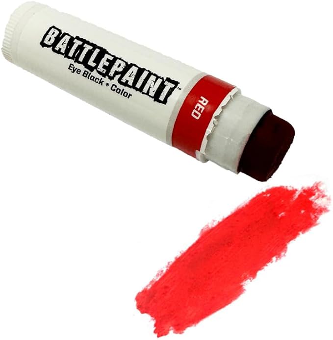 EyeBlack BattlePaint – Bright Colored Under Eye Black Grease for Pro Athletes and Super Fans – Baseball, Softball, Football – 2 Sticks