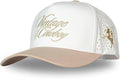 CITRUSY Athletic Trucker Golf Hat | Performance Mens 5 Panel Cap | Cool Breathable Waterproof Workout Running Snapback