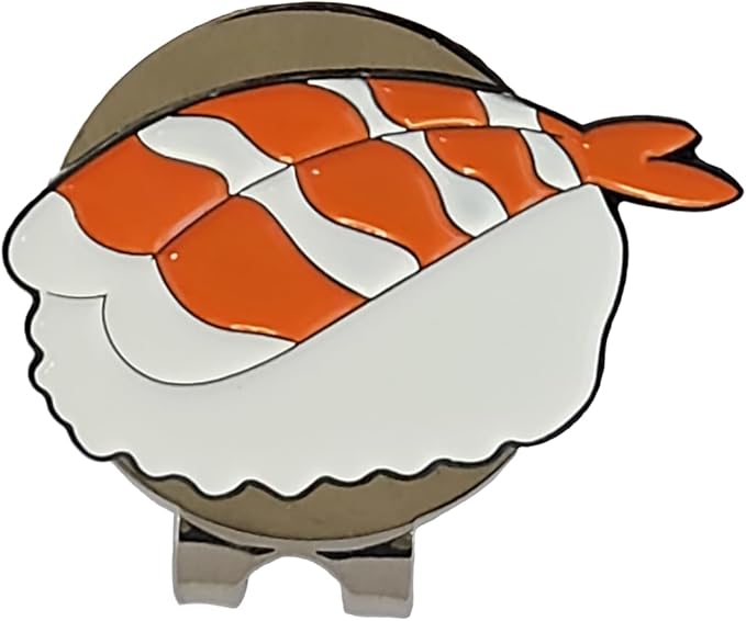 Food & Drink Golf Ball Markers with Hat Clip – Funny Magnetic Golf Accessories & Unique Gifts for Golf Lovers