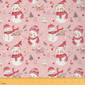 jejeloiu Xmas Theme Fabric by The Yard Kawaii Gnome Upholstery Fabric Merry Christmas Waterproof Indoor Outdoor Decor for DIY Sewing Craft Projects 10 Yards