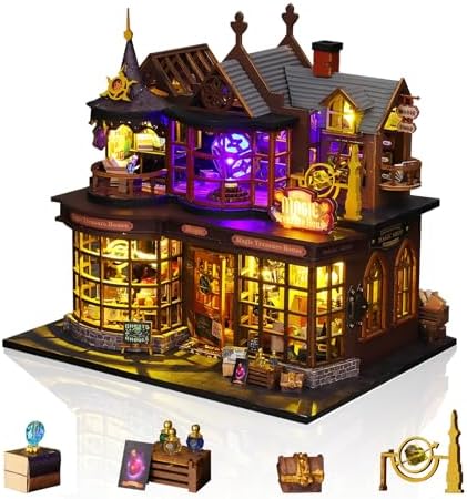 DIY Miniature House Kit, Mini House Building kit for Adults, Treasure House