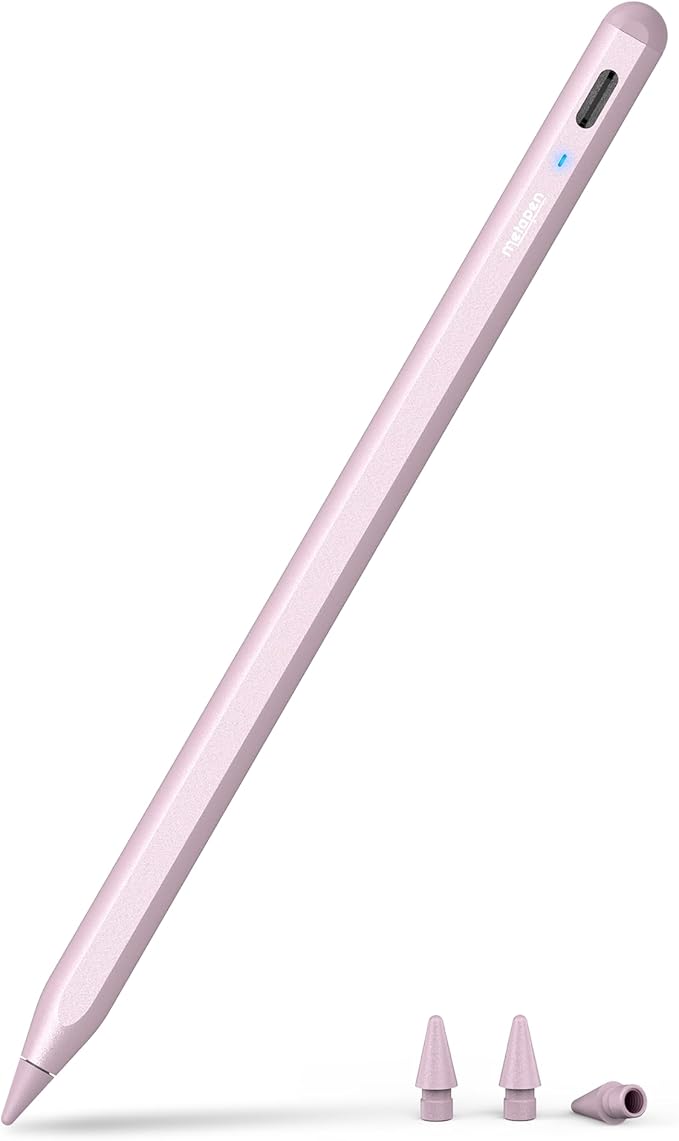 Metapen Pencil A8 for Apple iPad 2018-2025, Tilt Sensitivity, Pixel Precision by metapen