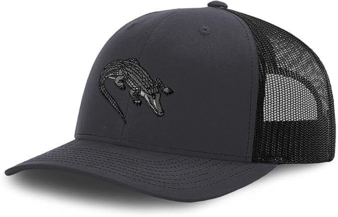 Custom Mesh Cap Hat Embroidered Gator Florida Swamp Trucker Hats for Men & Women Cotton