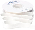 Ribbli Polyester Off White Velvet Ribbon, 5/8 Inches Continuous10-Yard Spool by Ribbli