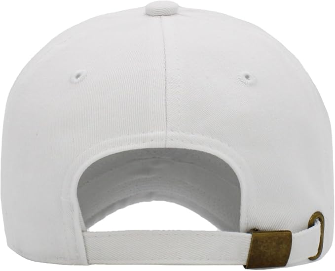 KBETHOS Classic Unisex Cotton Adjustable Low Crown Baseball Cap – Plain Dad Hat