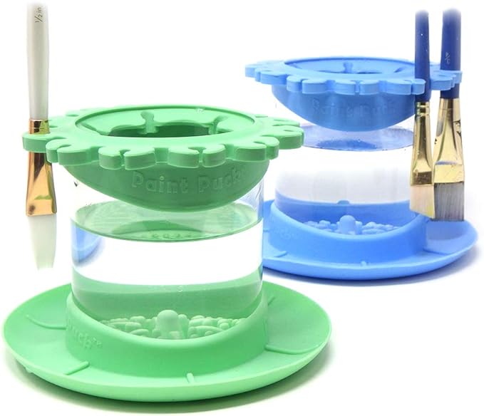 Paint Puck Ultimate Rinse Cup Paint Brush Cleaner – Non-Spill Paint Water Cup & - Image 2