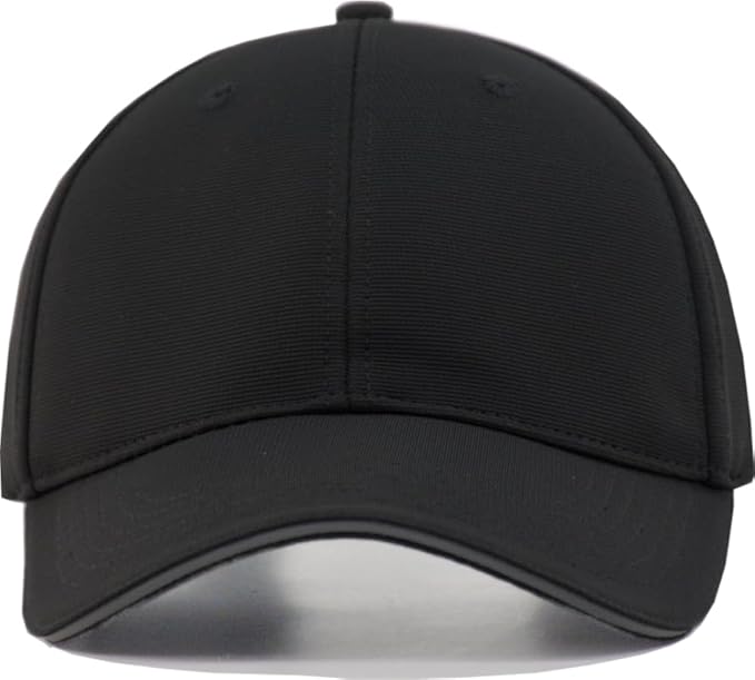 TSSGBL Men's Plain Baseball Hat - OSFM & XXL Big Head Fit，Adjustable Structured Ball Cap with Reflective Sandwich Brim