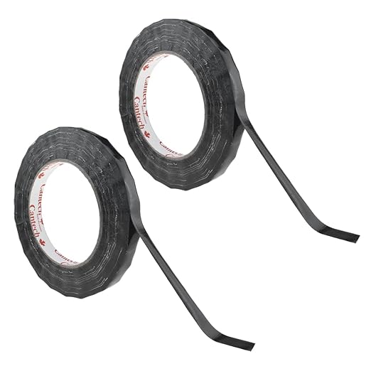 HAHIYO Black 0.5Inch Wide Floral Tape Waterproof Florist Tape Flower Wrap by HAHIYO