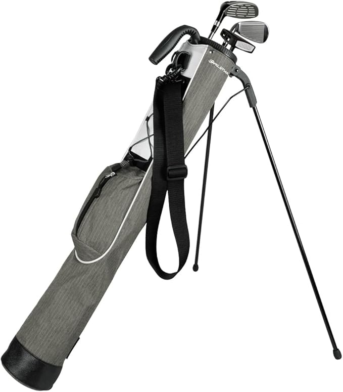 Orlimar Pitch ’n Putt Lightweight Sunday Golf Bag with Stand, Ultra-Light Carry Design, Two-Way Divider Top, Shoulder Strap, Compact Carry Golf Bag for Men & Women