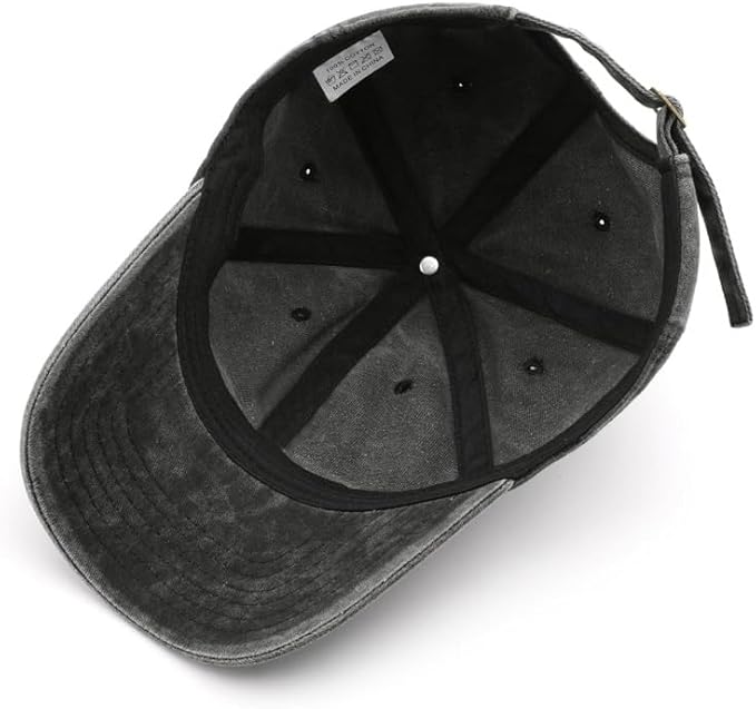 Cute Heart Hats for Women Vintage Washed Cotton Embroidered Baseball Cap Adjustable Low Profile Dad Hat