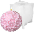 Chrysanthemum Ball Candle Soap Mold Daisy Flower Silicone Mold by Anktily