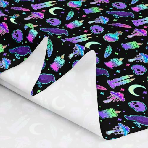 jejeloiu Halloween Fabric by The Yard Soft 10 Yards