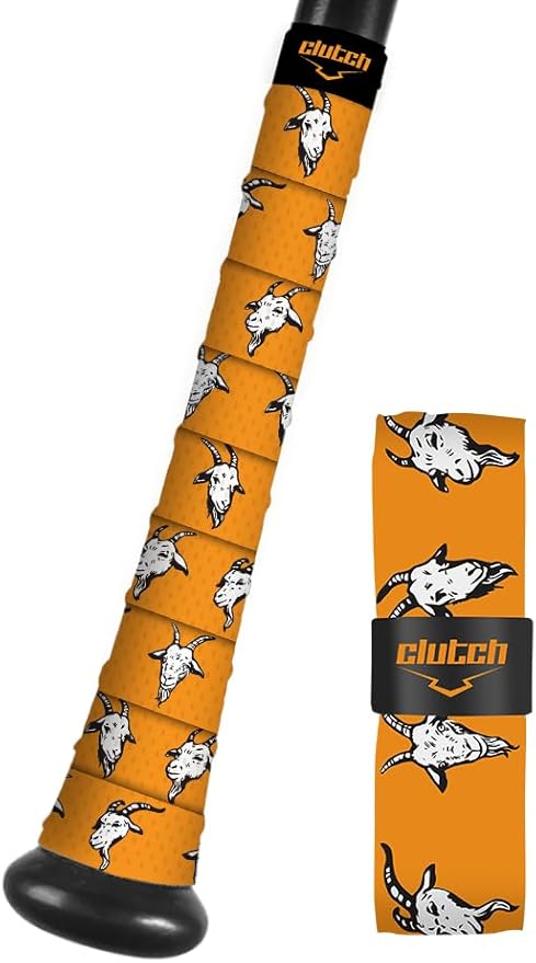 Clutch Sports Apparel All-Weather Bat Grip Tape, 1.1mm Cushioned & Non-Slip for Baseball & Softball, Durable & Multi-Sport Performance for Youth & Adult Players