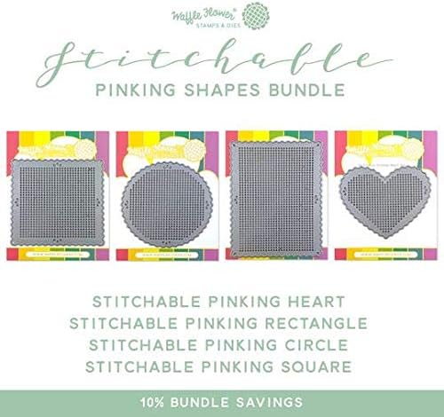 Waffle Flower Stitchable Pinking Shapes Bundle by WaffleFlower