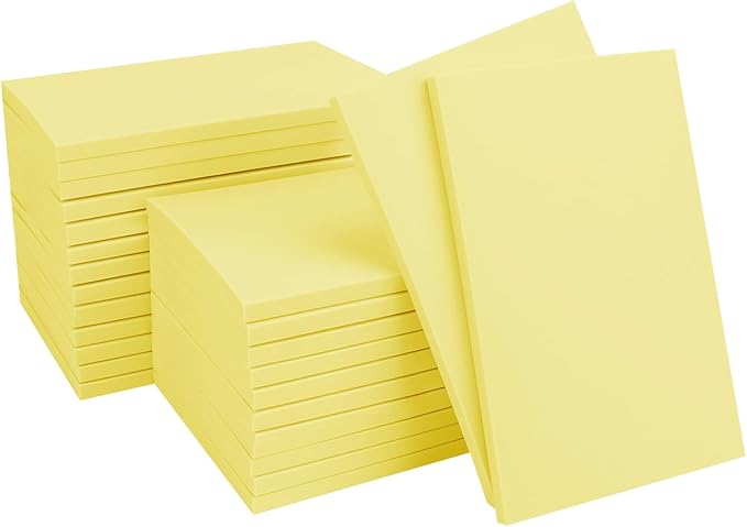 KUKLIPJIM 25 Pcs 4""x6"" Rubber Carving Blocks, Linoleum Blocks, Stamp Carving by KUKLIPJIM