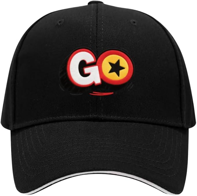 Embroidered Baseball Cap for Men Women, Breathable Cotton Adjustable Hat, Various Patterns for Casual Daily Outfits