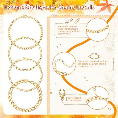 Highergo 895 Pcs Fall Charms Lip Gloss Keychain Making Kit DIY Craft