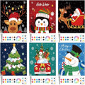 Dinifee 6 Pack Pre Drawn Canvas for Painting Pre Printed Canvas Kit 8 x 10 Inch Stretched Cotton Paint and Sip Set for Adults Couple Party Graduation Summer Date Night(Christmas Eve)