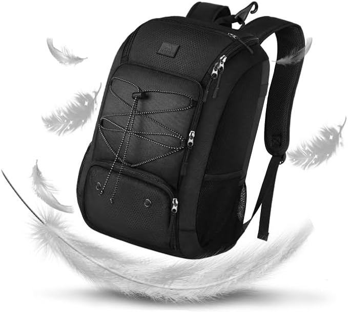MATEIN Baseball Backpack, Softball Bat Bag with Shoes Compartment for Youth, Boys and Adult, Lightweight Baseball Bag with Fence Hook Hold TBall Bat, Batting Mitten, Helmet, Caps, Teeball Gear