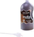 Mont Marte Discovery School Acrylic, Burnt Umber, 1/2 Gallon. Ideal by MontMarte