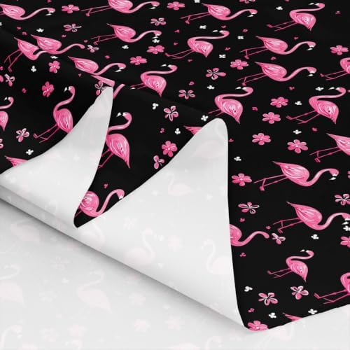 Erosebridal Flamingo Fabric By the Yard, 1 Yard