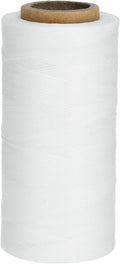 Uxcell 150D 0.8mm Flat Waxed Polyester Leather Sewing Thread, 284 Yards by uxcell