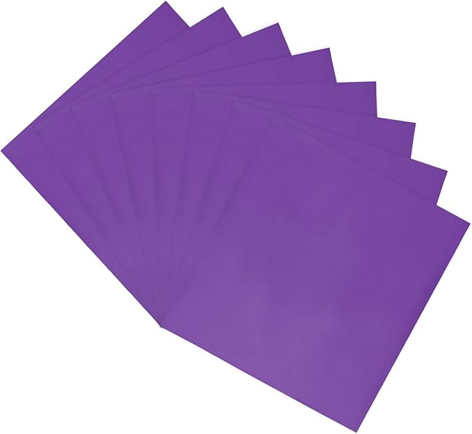 MECCANIXITY 50 Pack Toner Reactive Foil, Deco Foil Transfer Sheets 8.5"x11" A4 by MECCANIXITY
