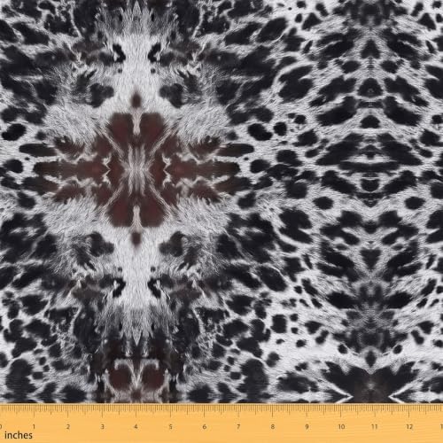 Erosebridal Western Brown Cowhide Upholstery Fabric, 1 Yard