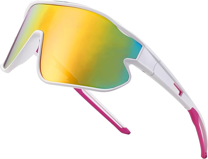 Kids Baseball Sunglasses - Youth Baseball Sunglasses for Boys Girls - Sports Softball Shades Age 6-14